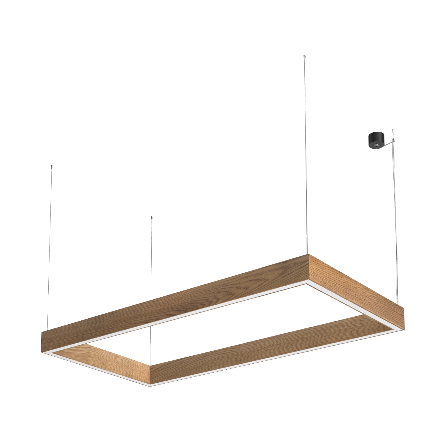 Подвесной светодиодный светильник Ledron KVADRO HL 700х1355 Black 4000K (4731)