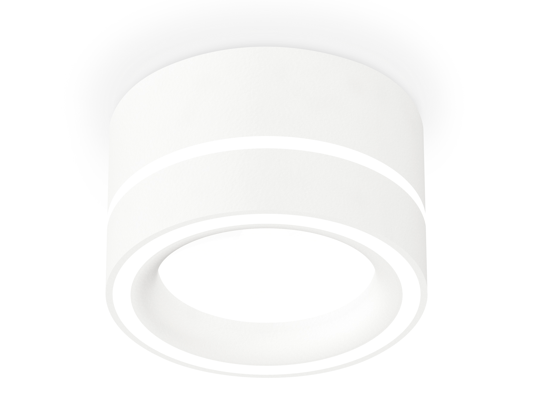 Комплект накладного светильника с акрилом XS8101018 SWH/FR белый песок/белый матовый GX53 (C8101, N8433)