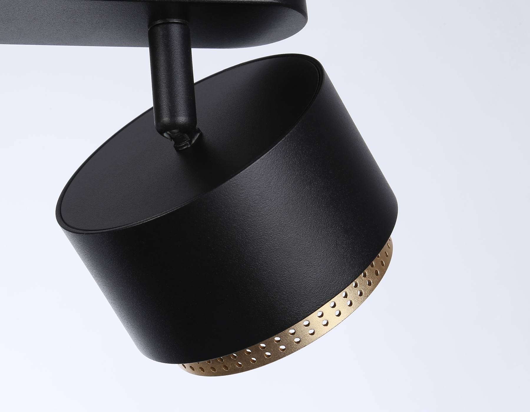 Настенно-потолочный поворотный спот со сменной лампой GX53 TN71295/3 BK/GD черный/золото GX53/3 max 12W 400*95*137