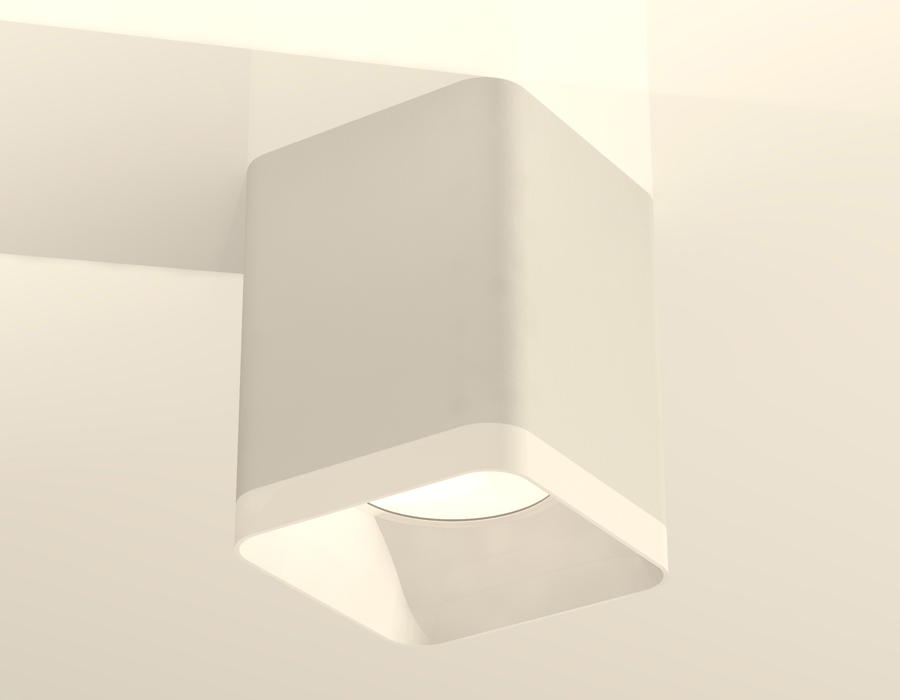 Комплект накладного светильника с акрилом XS7812021 SWH/FR белый песок/белый матовый MR16 GU5.3 (C7812, N7755)