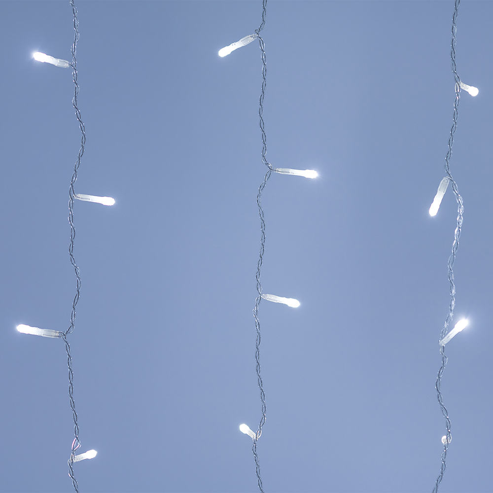 Светодиодная гирлянда ARD-CURTAIN-HOME-1500x1500-CLEAR-144LED White (230V, 6W) (Ardecoled, IP20) 024829
