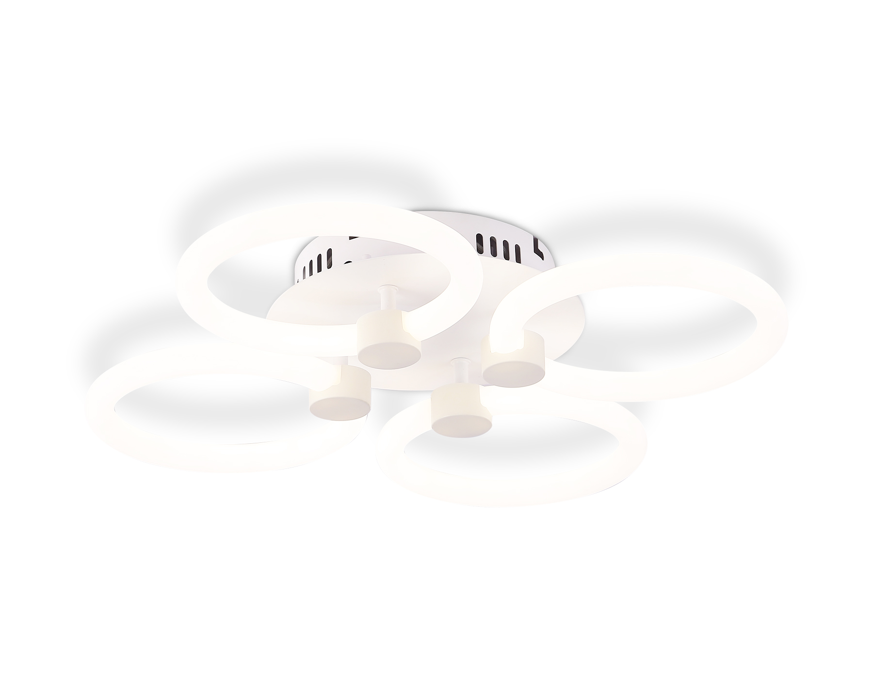 Потолочный светодиодный светильник с пультом FA3808/4 WH белый 3000K-6400K 82W 410*410*90 (ПДУ ИК)