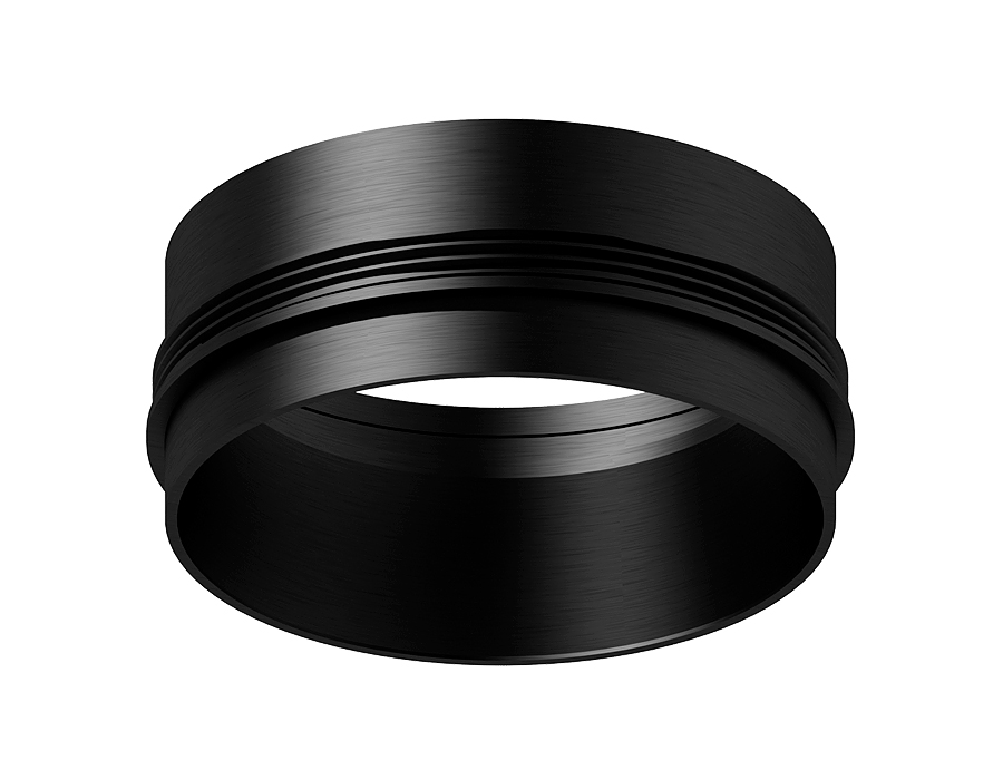 Насадка передняя для корпуса светильника с диаметром отверстия D60mm N6121 PBK черный полированный D60*H32mm Out10mm MR16