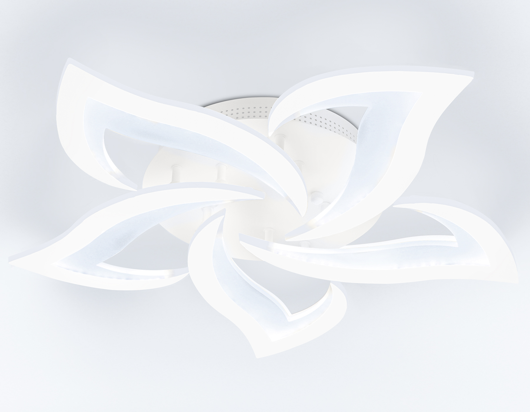 Потолочный светодиодный светильник с пультом FA4471/5 WH белый 56W 3000K/4200K/6400K D640*80 (ПДУ ИК)