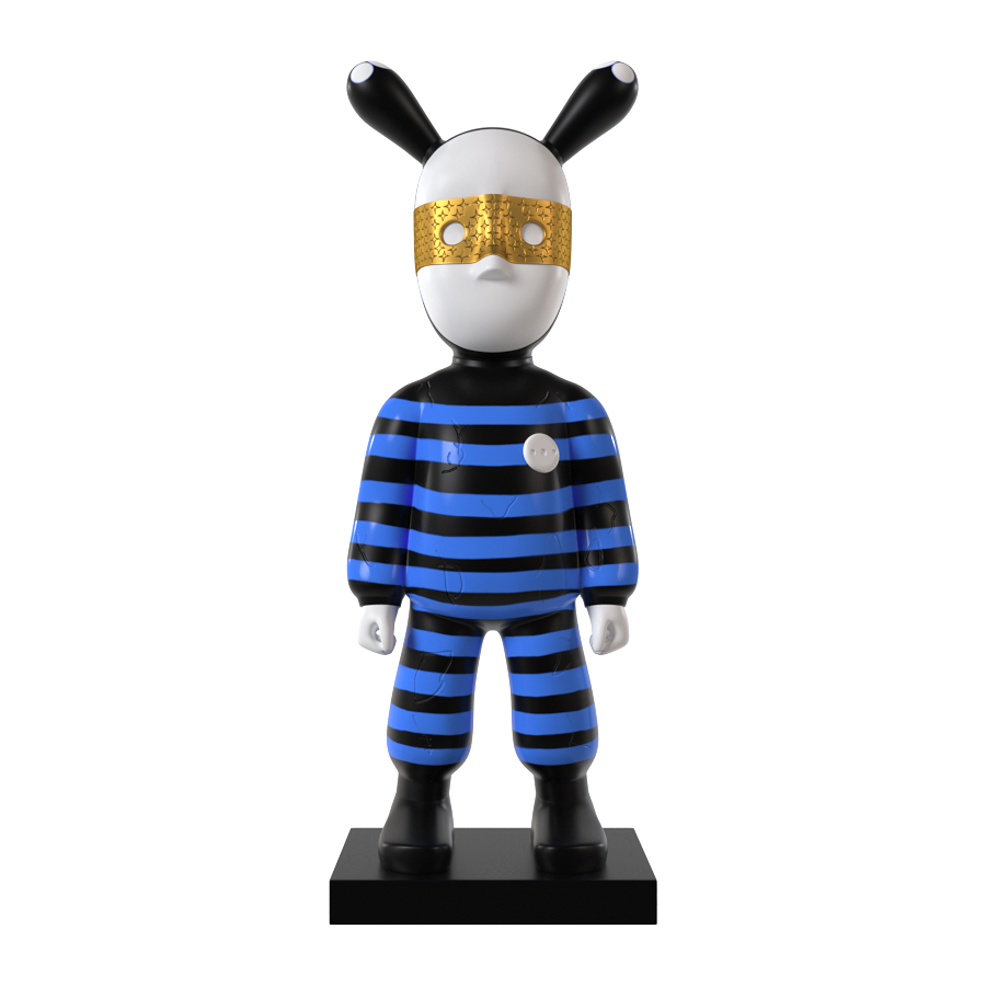 Дизайнерская статуэтка Бандит Blue (9360)