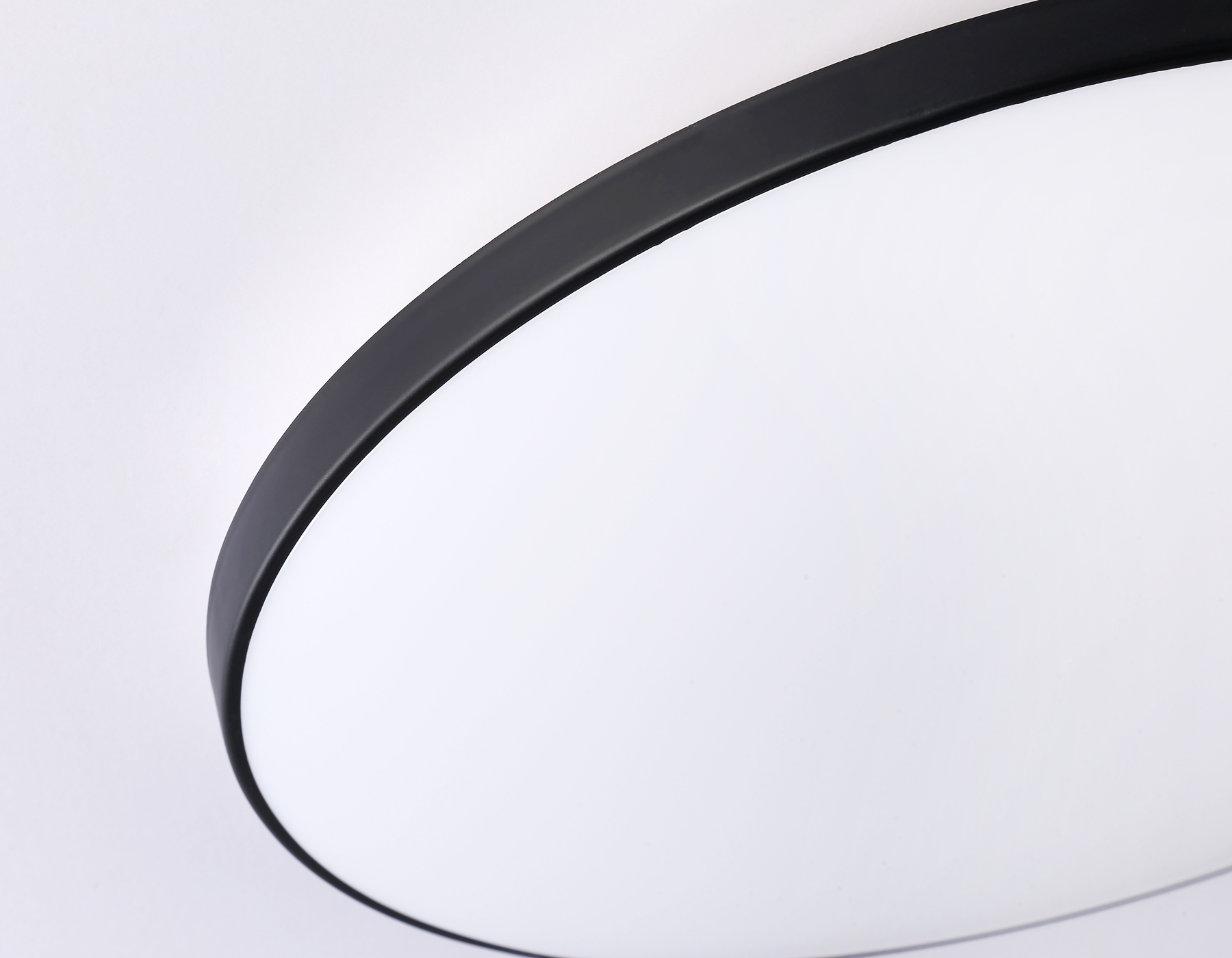 Потолочный светодиодный светильник FZ1226 BK черный IP44 24W 4200K D372*55 (Без ПДУ)