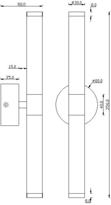 Бра светодиодное Axis MOD106WL-L10G3K (mod106wl_l10g3k)