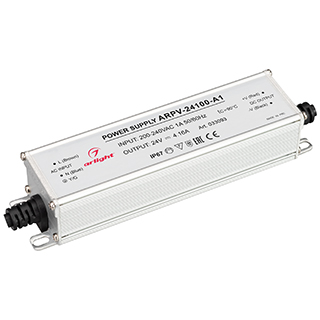 Блок питания ARPV-24100-A1 (24V, 4.16A, 100W) (Arlight, IP67 Металл, 3 года) 033093