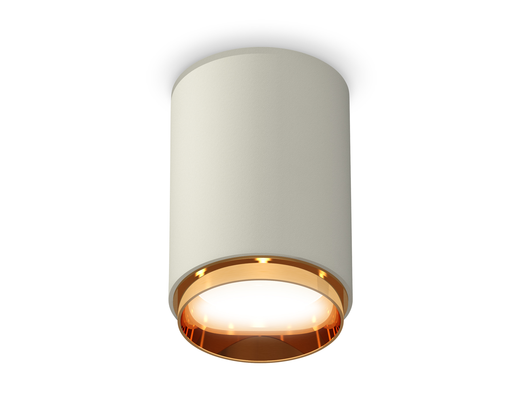 Комплект накладного светильника XS6314024 SGR/PYG серый песок/золото желтое полированное MR16 GU5.3 (C6314, N6124)