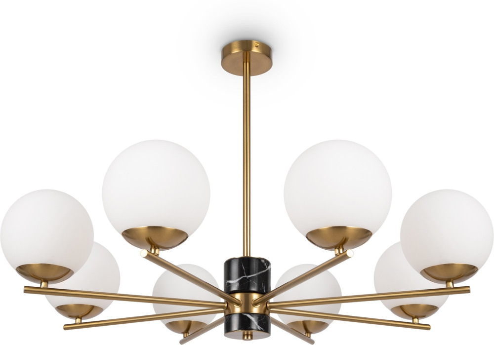 Потолочная люстра на штанге Freya Marble FR5230PL-08BS (fr5230pl-08bs)