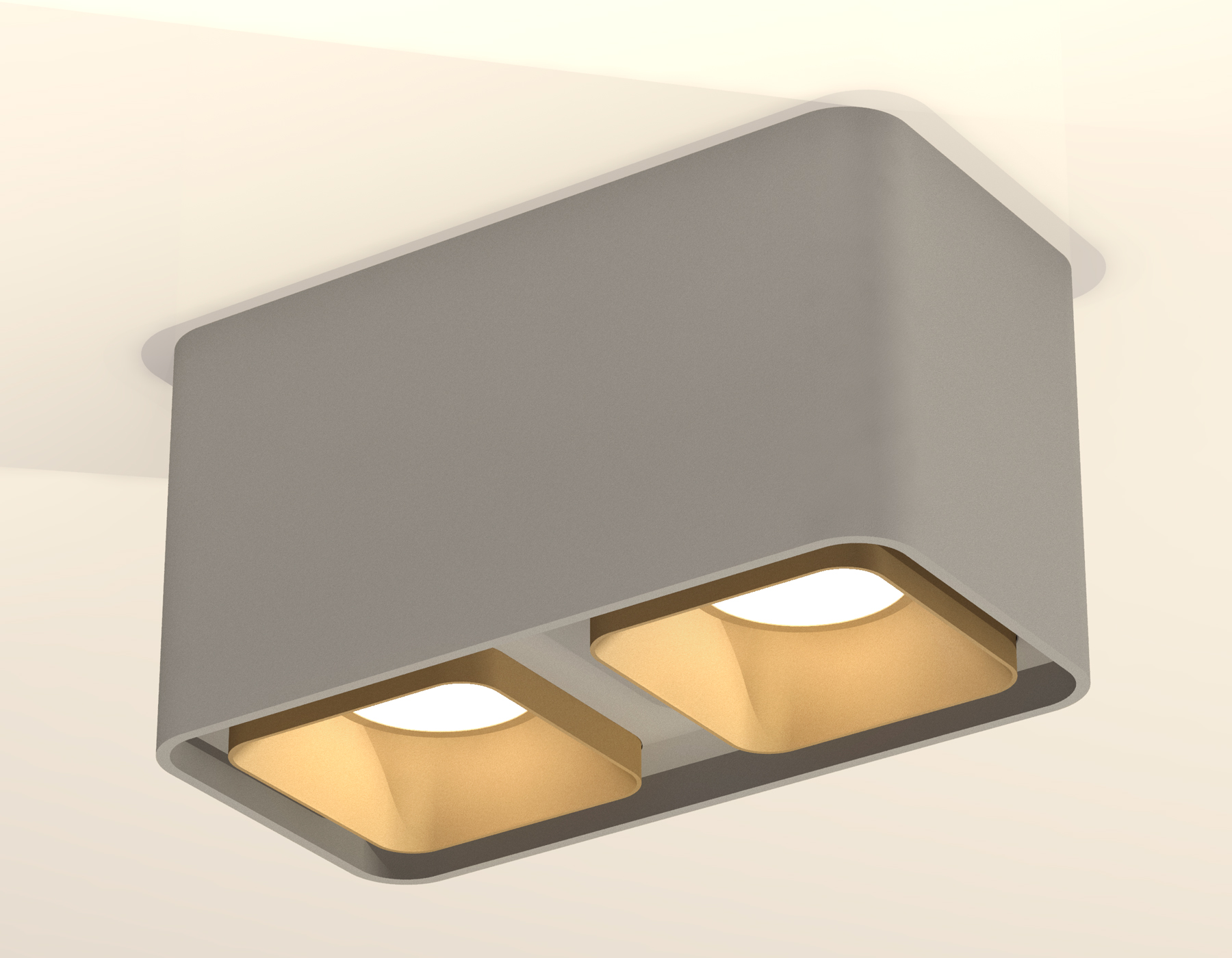 Комплект накладного светильника XS7852004 SGR/SGD серый песок/золото песок MR16 GU5.3 (C7852, N7704)