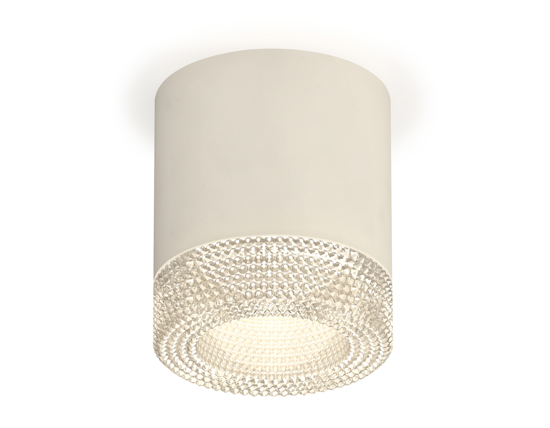 Комплект накладного светильника с композитным хрусталем XS7401020 SWH/CL белый песок/прозрачный MR16 GU5.3 (C7401, N7191)