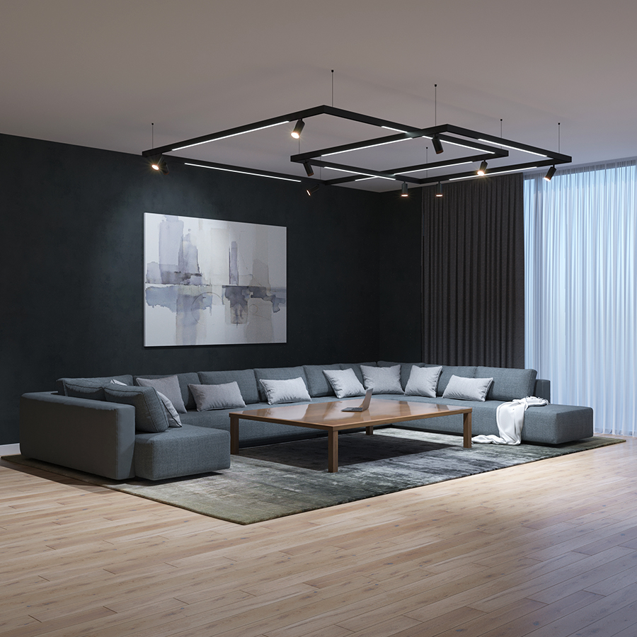 Накладной магнитный трек Ledron АВД-5356 White (3830)