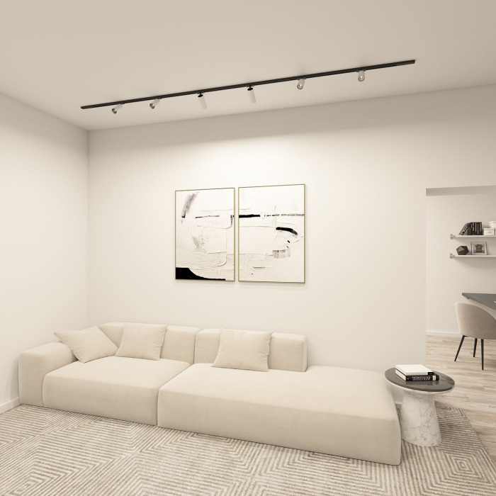 Трековый светильник однофазный Denkirs Scope DK6060-BWBK (dk6060-bw_bk)