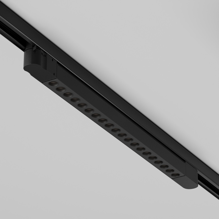 Трековый светильник трехфазный 20W 220V Maytoni Points TR195-3-20W4K-M-B (tr195-3-20w4k-m-b)