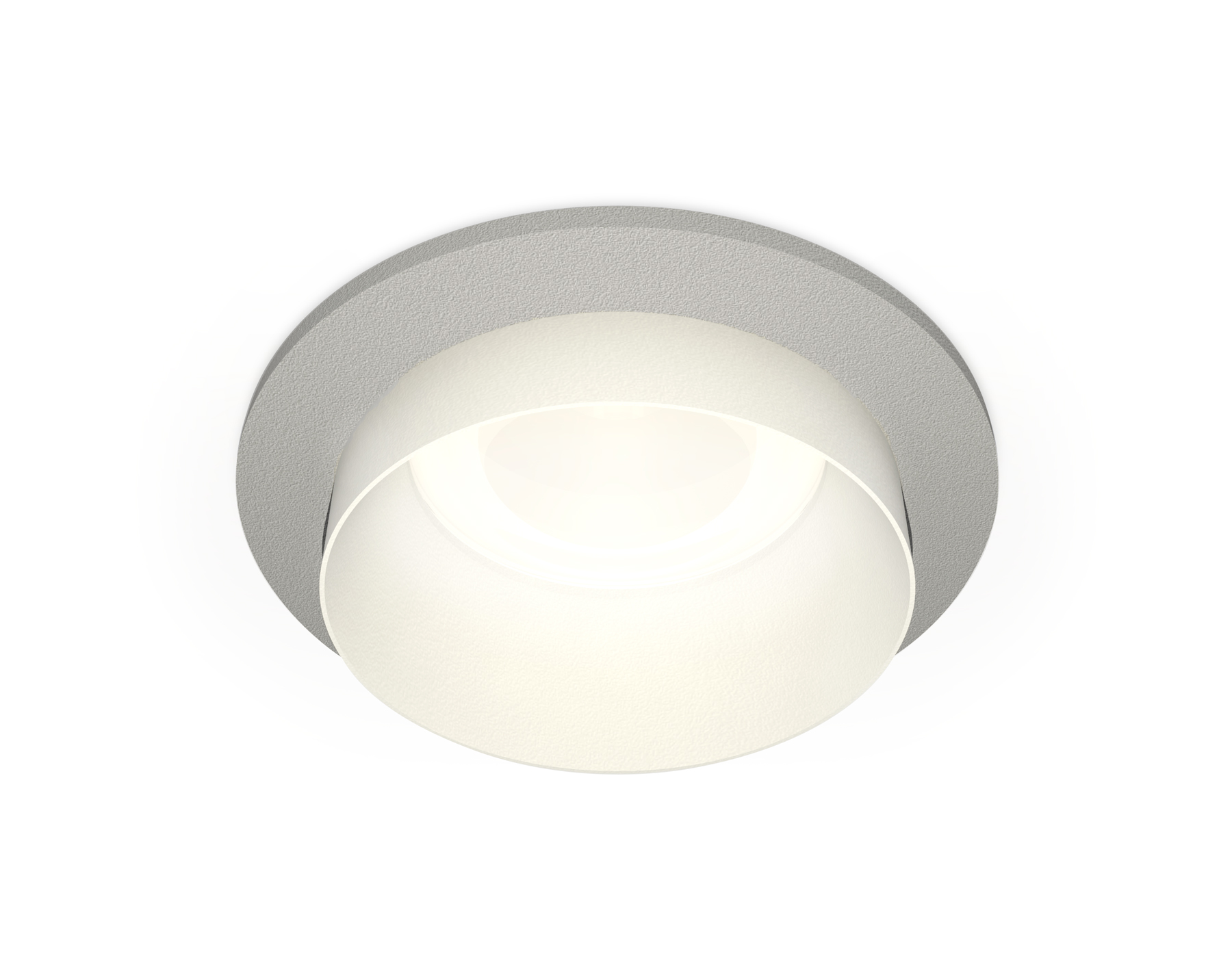 Комплект встраиваемого светильника XC6514020 SGR/SWH серый песок/белый песок MR16 GU5.3 (C6514, N6130)