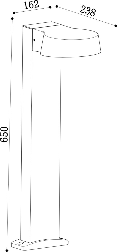 Наземный уличный светильник Maytoni Share O443FL-L12GF3K (o443fl-l12gf3k)