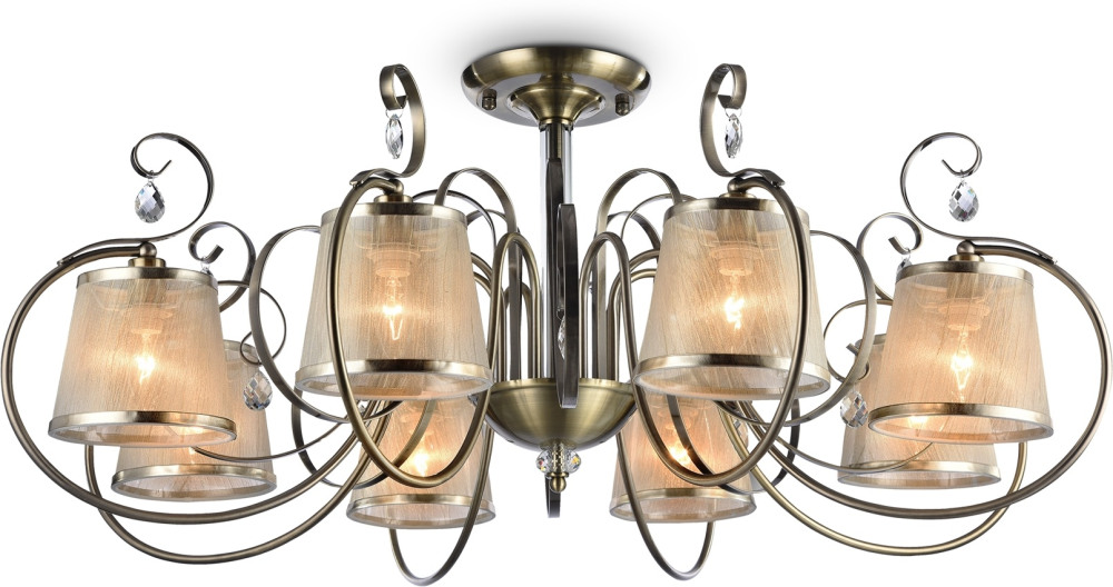 Потолочная люстра Simone FR2020-CL-08-BZ (fr020-08-r)