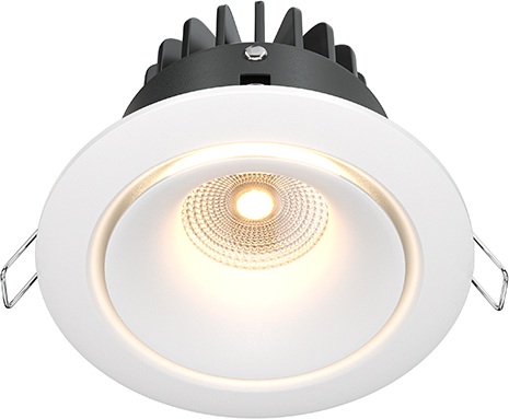 Встраиваемый светильник Yin 3000K 1x12Вт 60 LED Maytoni Technical DL031-2-L12W (dl031-2-l12w)