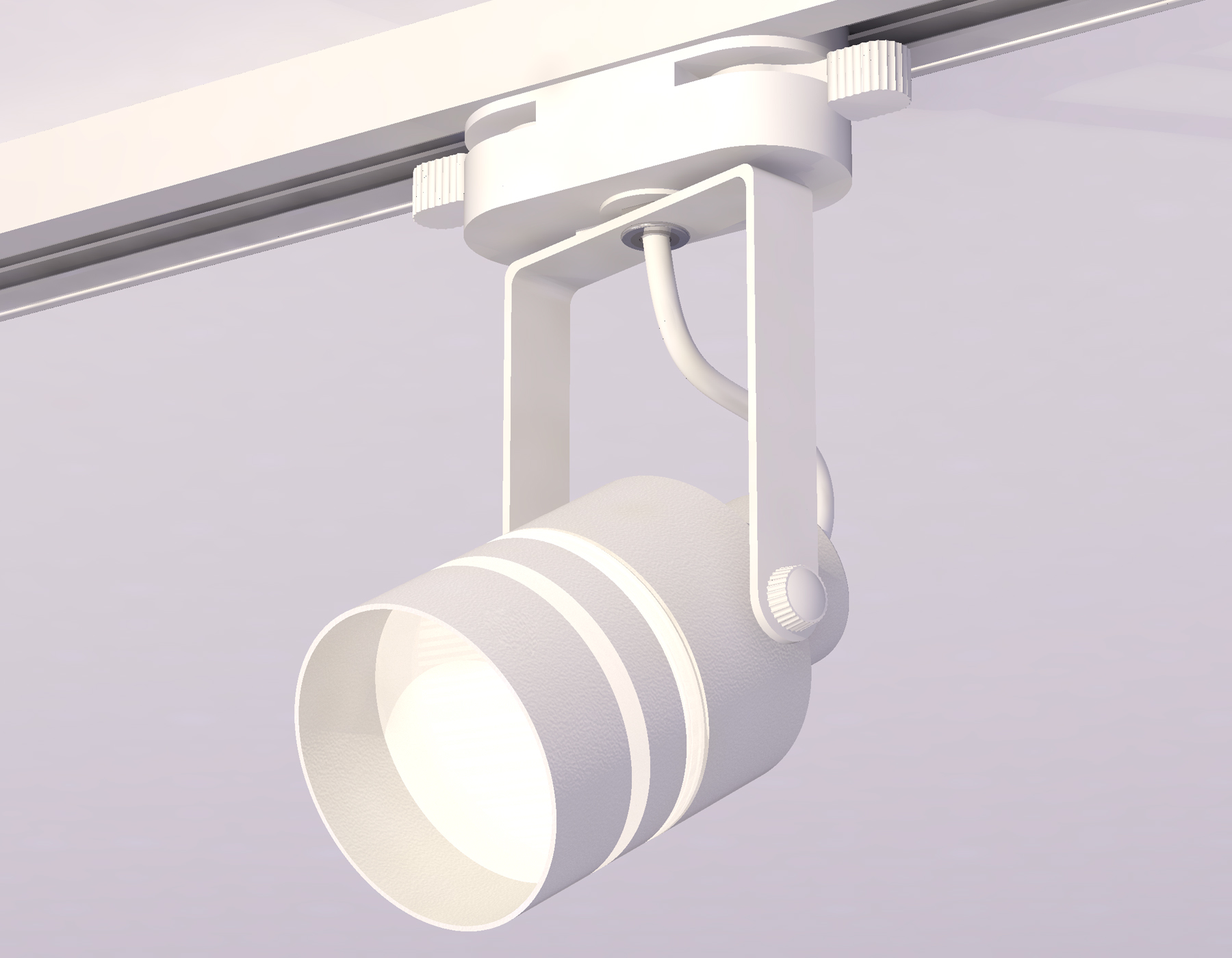 Комплект трекового однофазного светильника с акрилом XT6601082 WH/SWH/FR белый/белый песок/белый матовый MR16 GU10 (C6601, N6235)