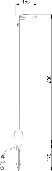 Наземный светильник уличный Elektrostandard Joli 35182S черный (a068101)