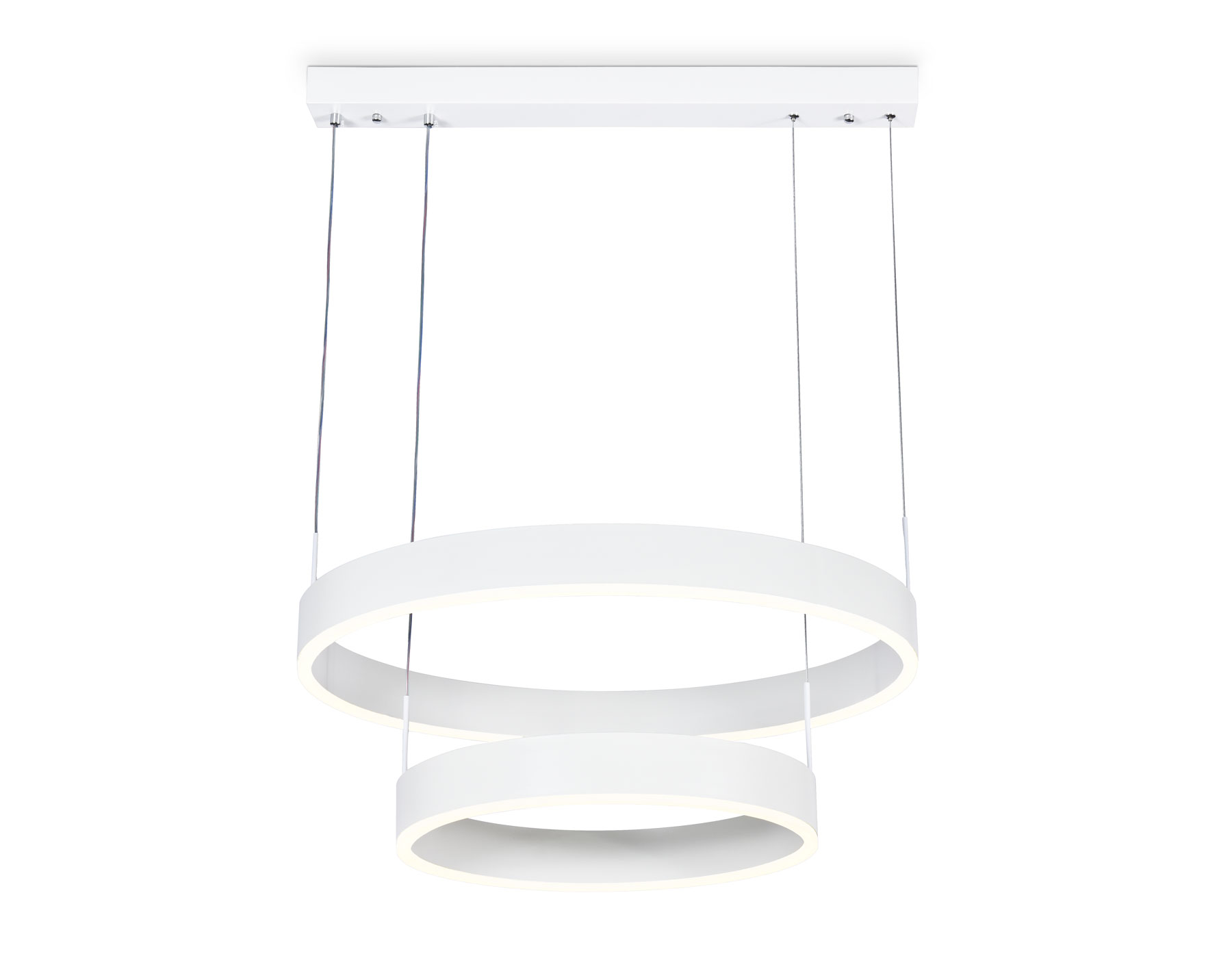 Подвесной светодиодный светильник с пультом управления FA6611/2 WH белый 85W D400/600*730 (ПДУ РАДИО 2.4G)