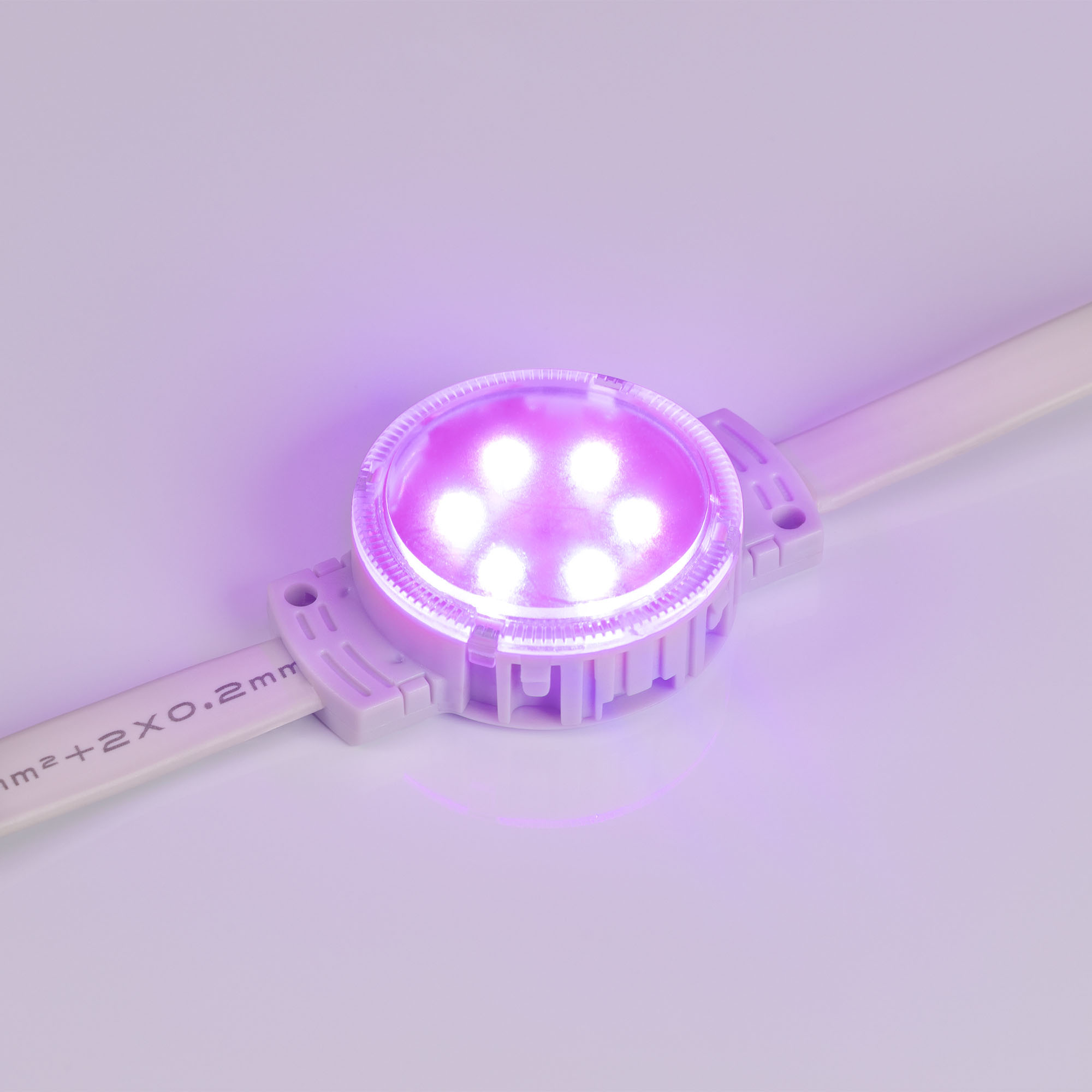 Модуль управляемый SPI-F6-D40 24V RGB-RAM-Auto (1.25W, IP68, 120 deg) (Arlight, Пластик, 3 года) 036828