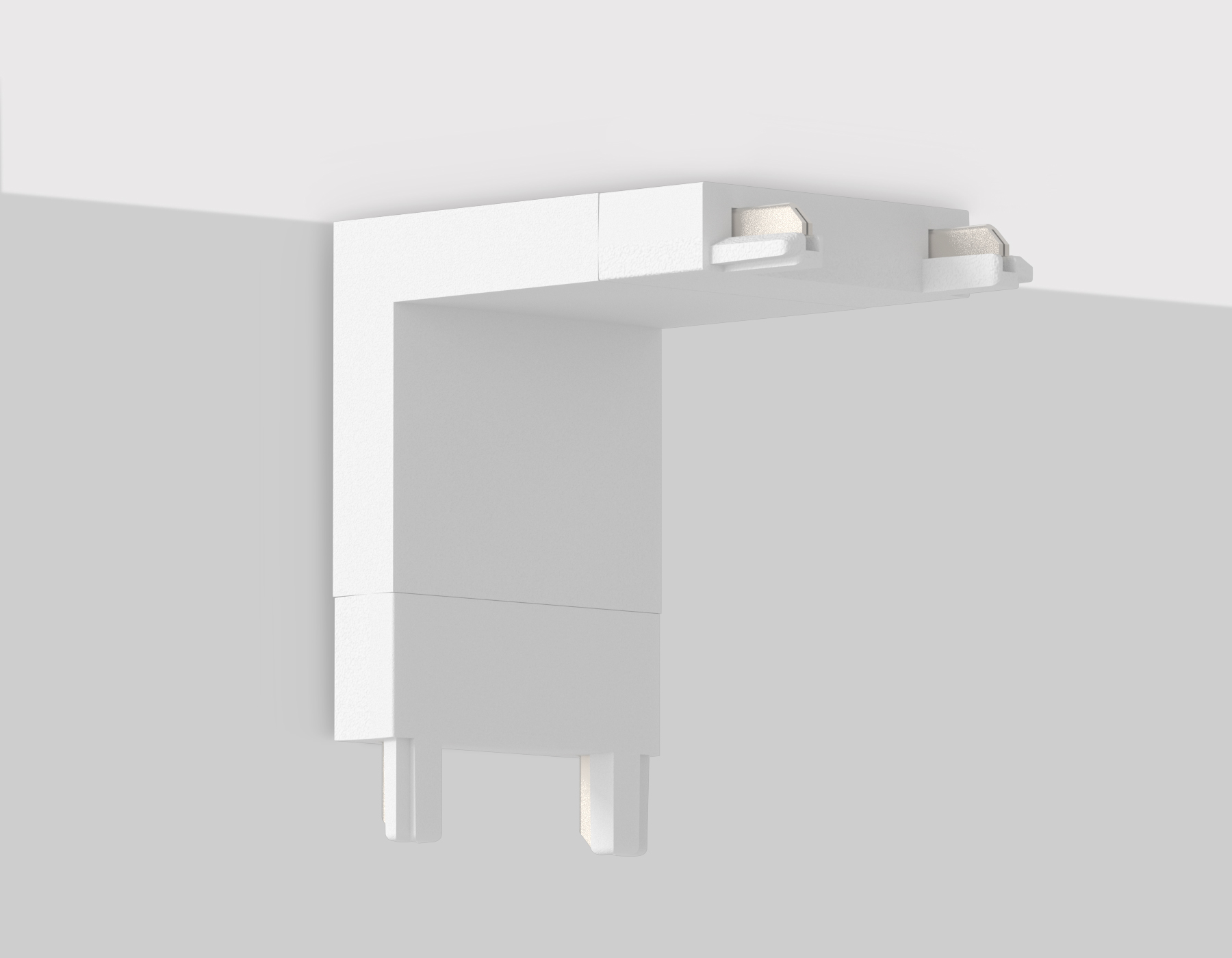 Коннектор угловой внутренний для накладного шинопровода Magnetic Ultra Slim GV1103 WH белый угловой коннектор внутренний для накладного шинопровода IP20 48V 26*26*6