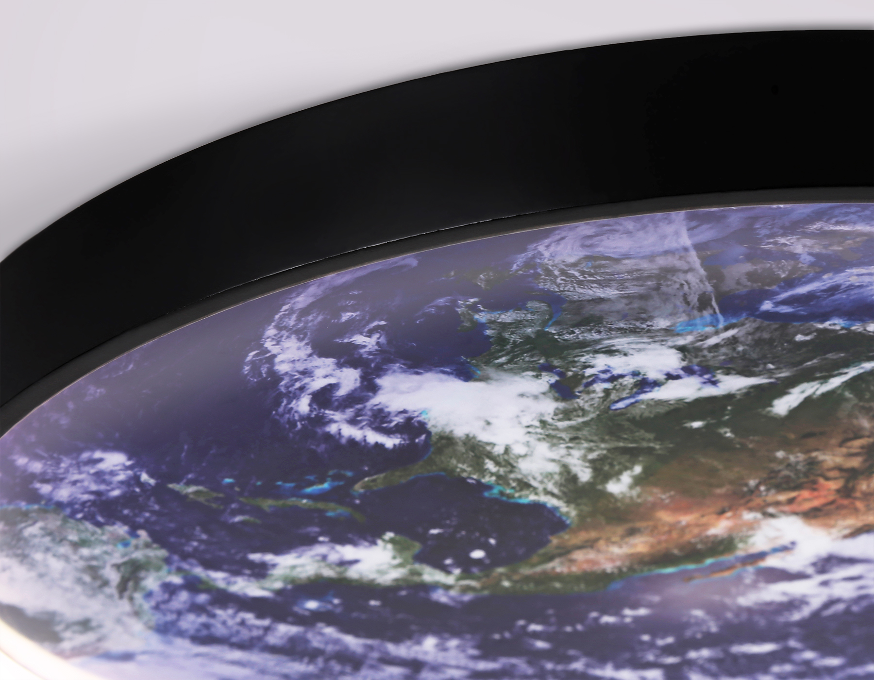 Настенно-потолочный светодиодный светильник FW11131 BK черный 15W LED 3000-6400K D240*38