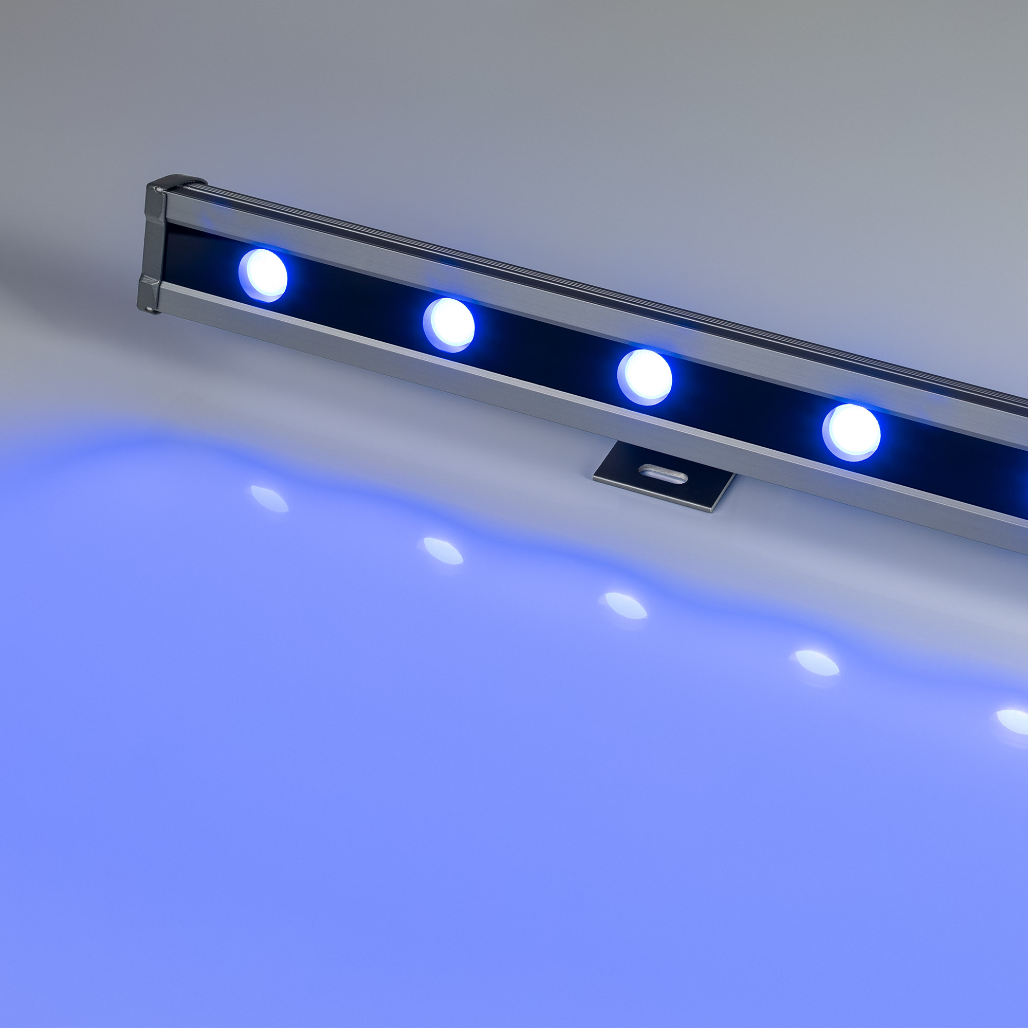 Светодиодный прожектор AR-LINE-1000L-48W-24V RGB-Day4000 (Grey, 15x45 deg, DMX512) (Arlight, Закрытый) 027282