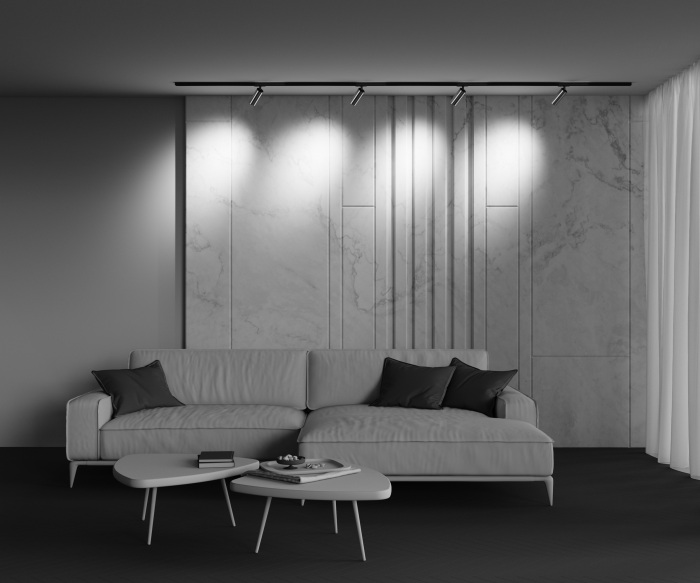 Трековый светильник однофазный 220V Maytoni Focus LED TR021-1-12W3K-W-BBS (tr021-1-12w3k-w-bbs)