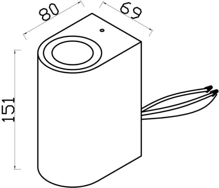 Архитектурная подсветка Slat O044WL-02B IP54 (o044wl_02b)