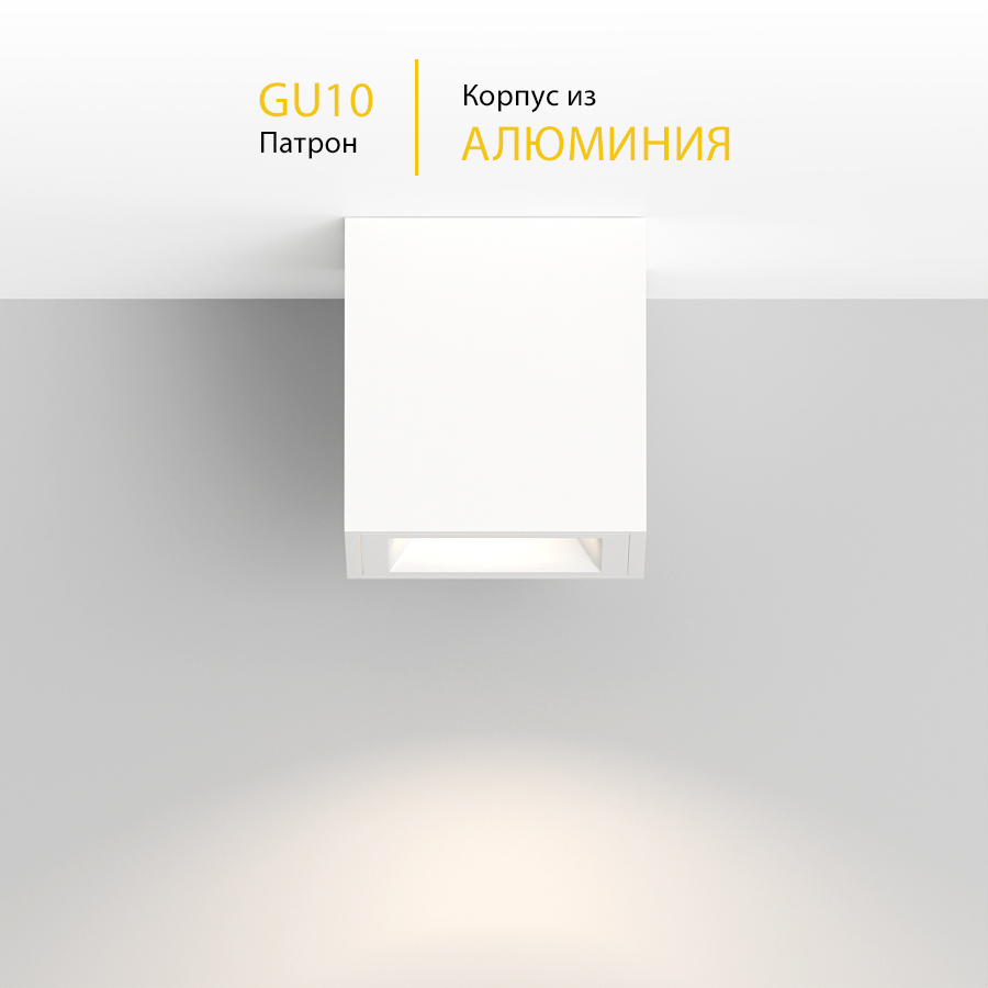 Накладной светильник под сменную лампу Ledron AO1706051 White (2815)