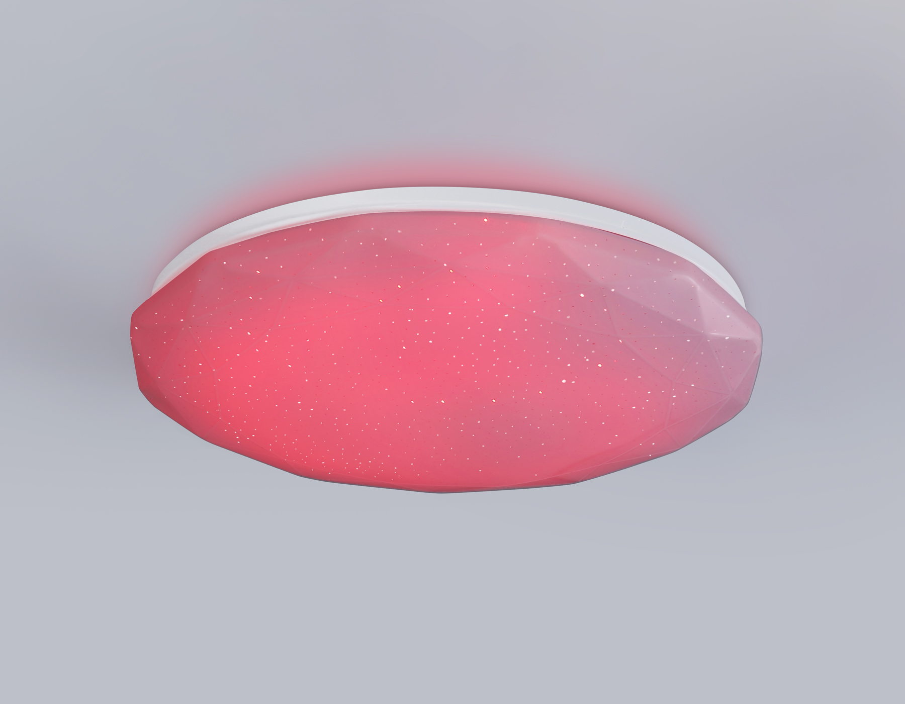 Светодиодный светильник RGB с пультом управления FZ417 WH белый IP20 46W 3000K-6500K+RGB D380*60 (ПДУ ИК)