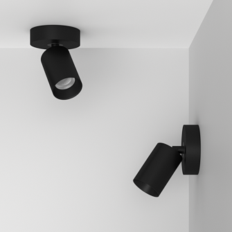 Накладной поворотный светодиодный светильник Ledron SAGITONY R1 S60 Dim Black 4000K (10868)