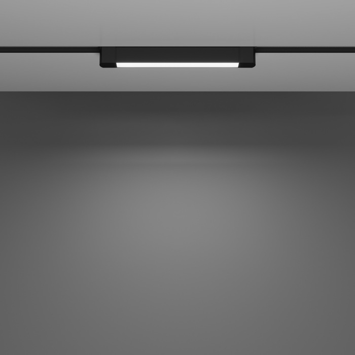 Трековый светильник Basis Unity 3000K 10Вт 120 LED однофазный Maytoni Technical TR104-1-10W3K-B (tr104-1-10w3k-b)