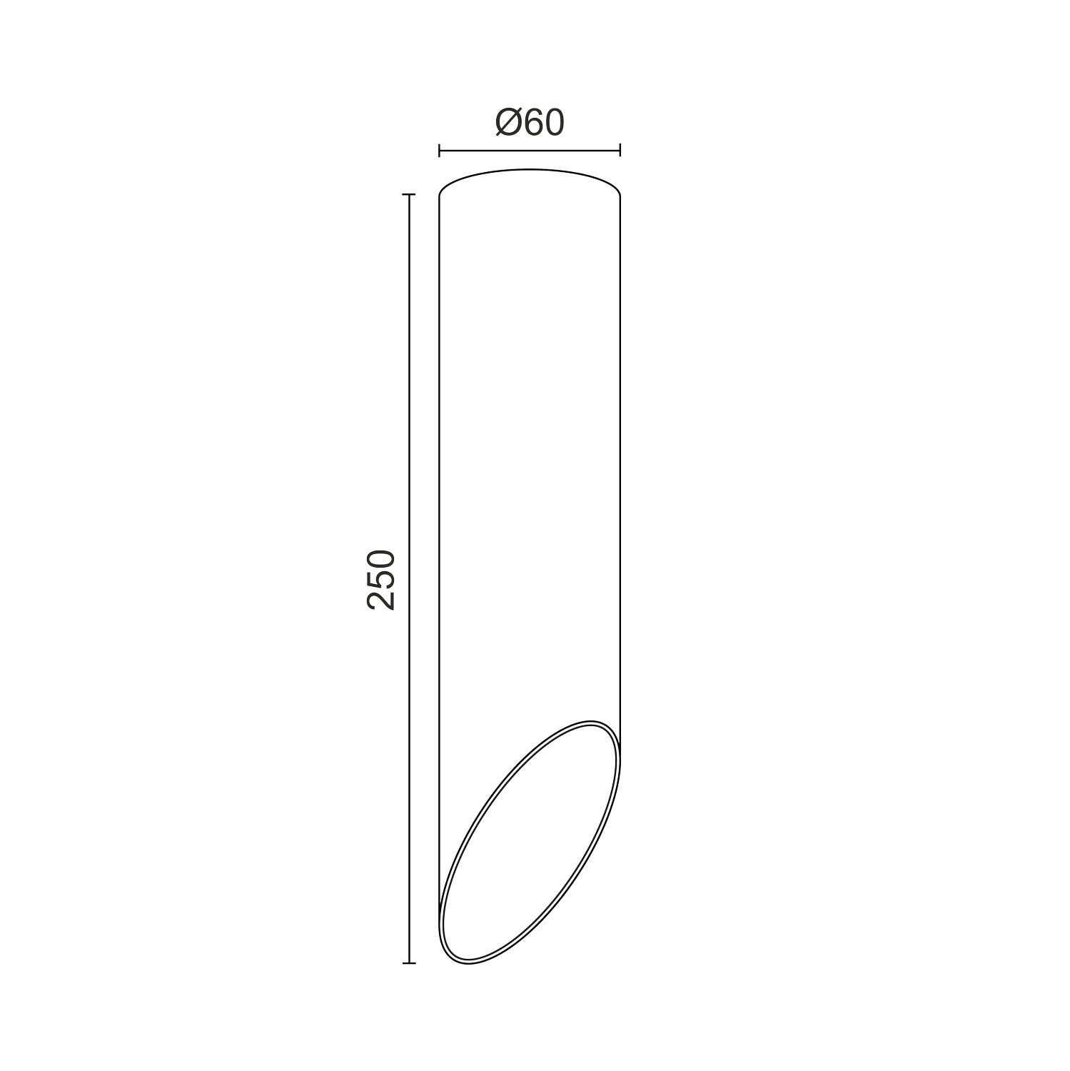 Накладной светодиодный светильник Ledron SLC78008-7W-25 White-Black (2696)