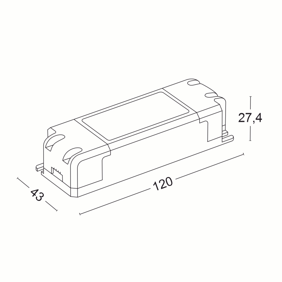 Блок питания DALI MSD-DALI-CC-12W (10318)
