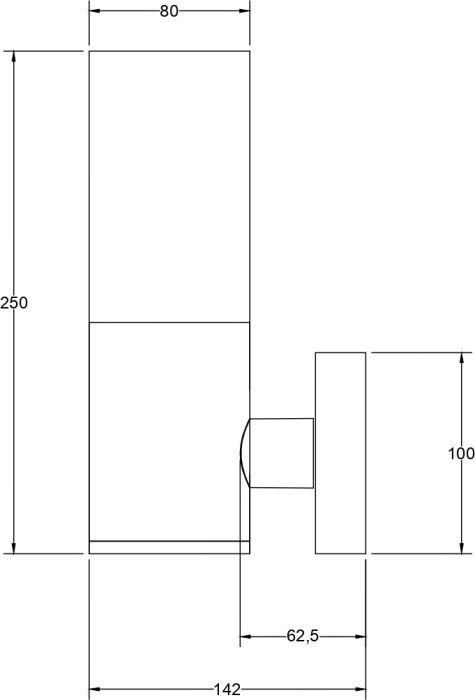 Настенный светильник уличный Willis O418WL-01GR IP 54 (o418wl-01gr)