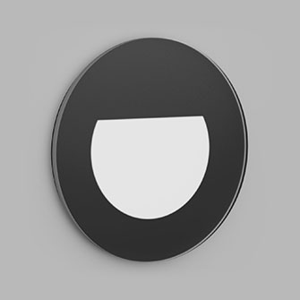 Встраиваемый светодиодный светильник для стен и ступеней Ledron KIT AGILE G R Black (3759)