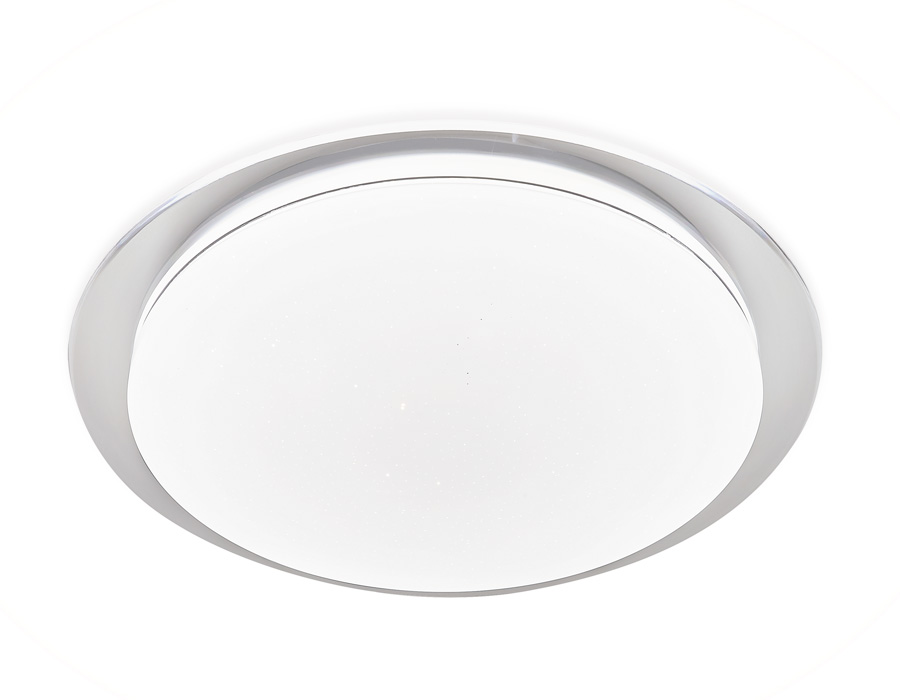 Потолочный светодиодный светильник с пультом FF48 WH белый 72W D570*75 (ПДУ ИК)