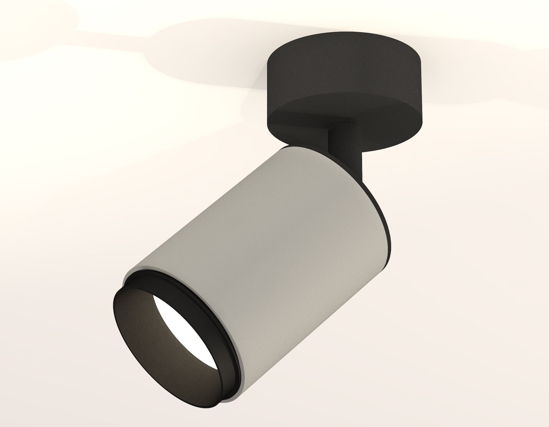 Комплект накладного поворотного светильника XM6314021 SGR/SBK/PBK серый песок/черный песок/черный полированный MR16 GU5.3 (A2210, C6314, N6121)