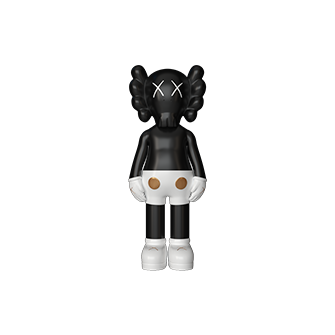 Дизайнерская статуэтка KAWS Mini чрно-белый (9485)
