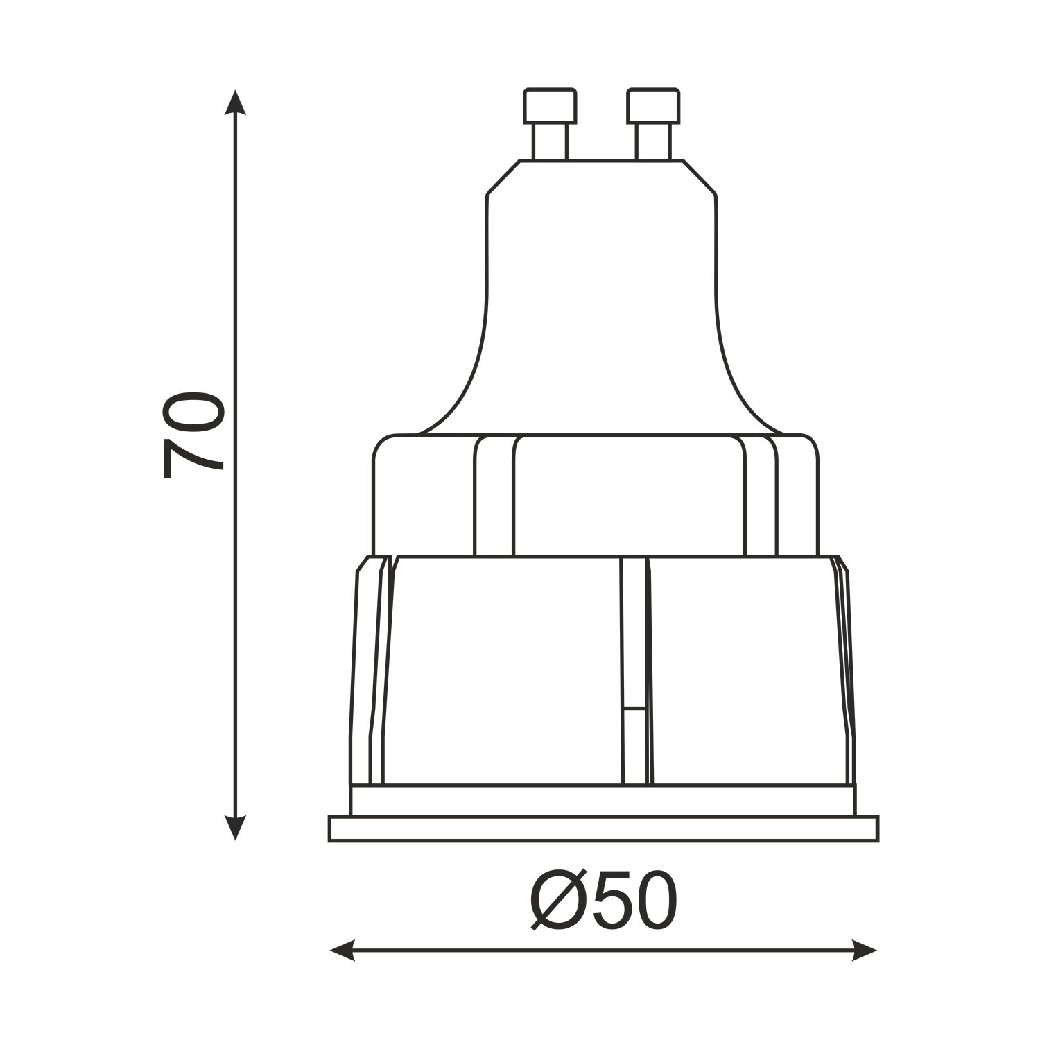 Светодиодная лампа Ledron 9W 3000K (3827)