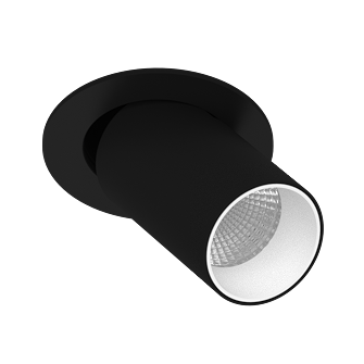 Встраиваемый поворотный светодиодный светильник Ledron DANNY MINI S40 Black-White (2016)