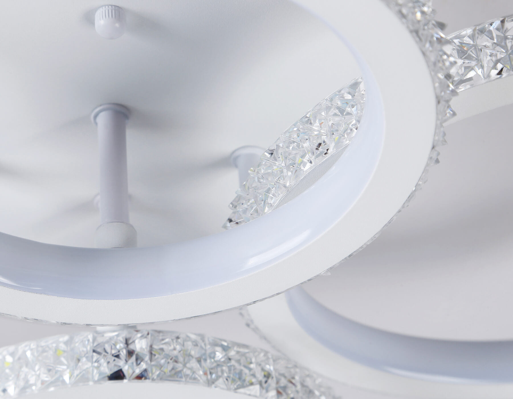 Потолочный светодиодный светильник с RGB подсветкой и пультом FA9524/2+2 WH белый 92W 6400K/3000K+RGB 560*370*110 (ПДУ РАДИО 2.4G)