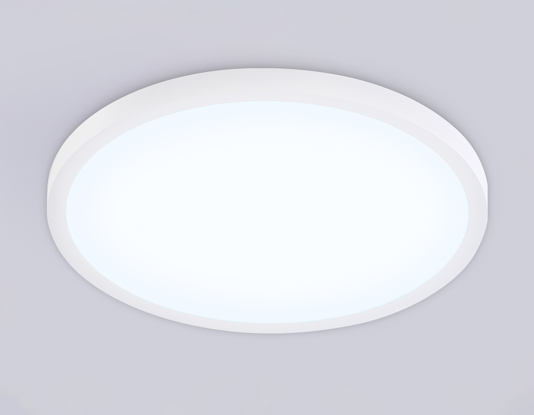 Светильник светодиодный ультратонкий с высокой степенью защиты IP54 FZ1955 WH белый IP54 26W 5000K D370*15 (Без ПДУ)