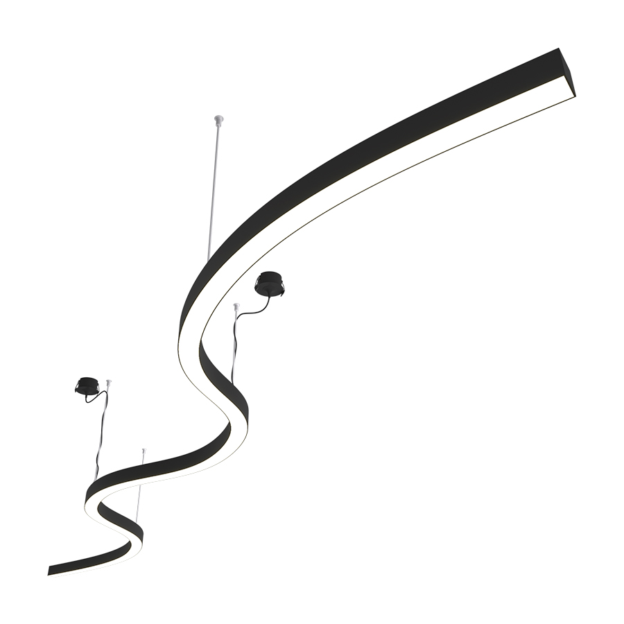 Подвесной светильник LED SNAKE 3000K Black (9892)