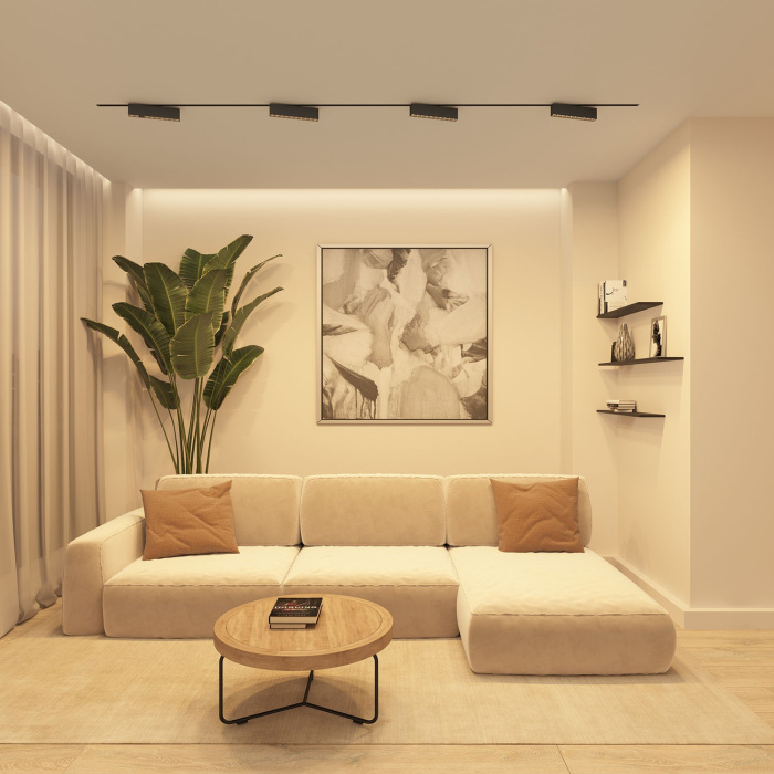 Трековый светильник однофазный 220V Denkirs Edder DK6434-BK (dk6434-bk)