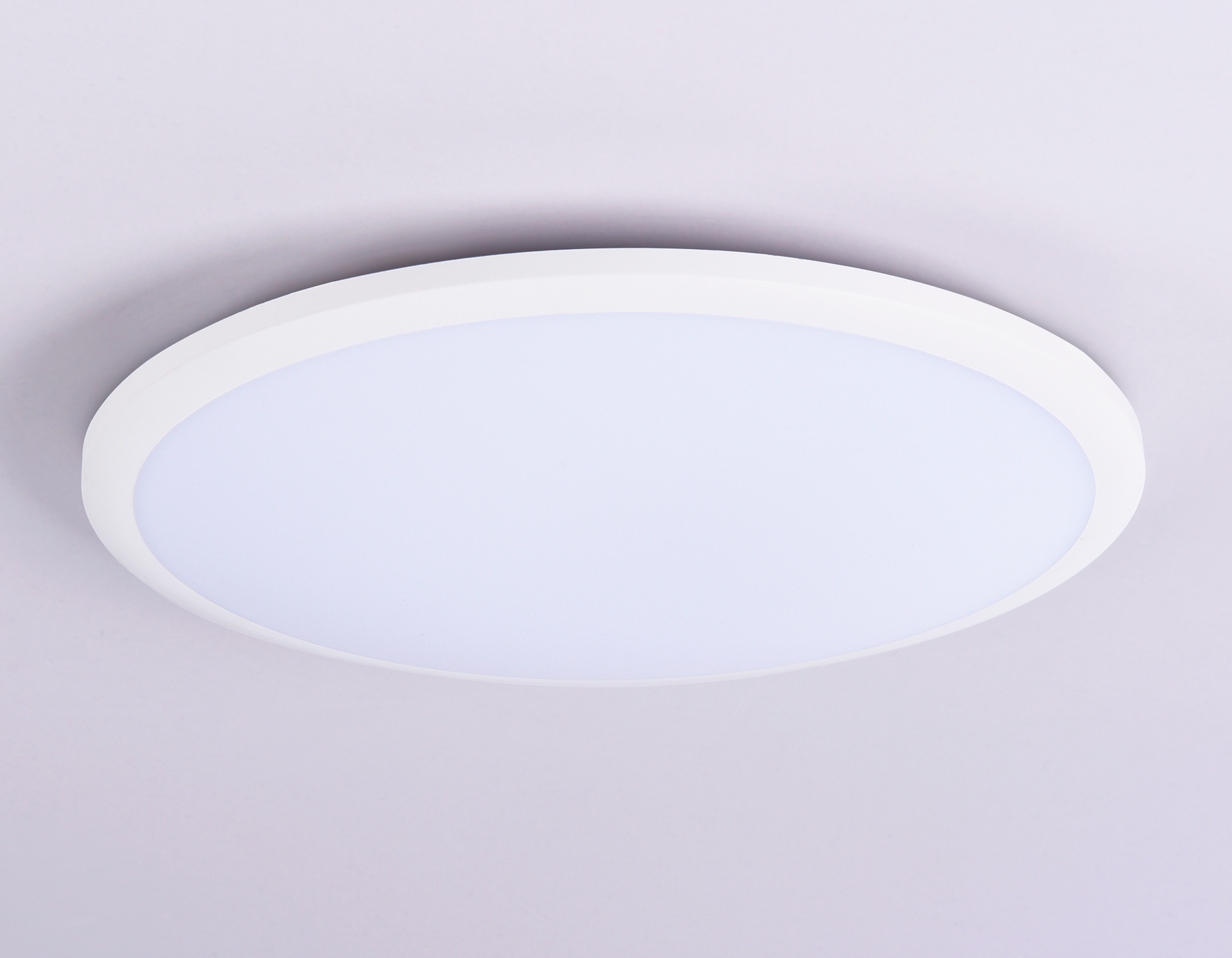 Потолочный светодиодный светильник FZ1232 WH белый IP44 48W 6400К D450*55 (Без ПДУ)